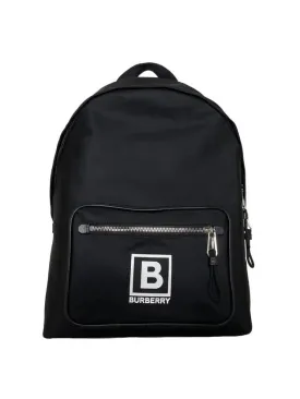 Abbeydale B Logo Nylon Backpack Black