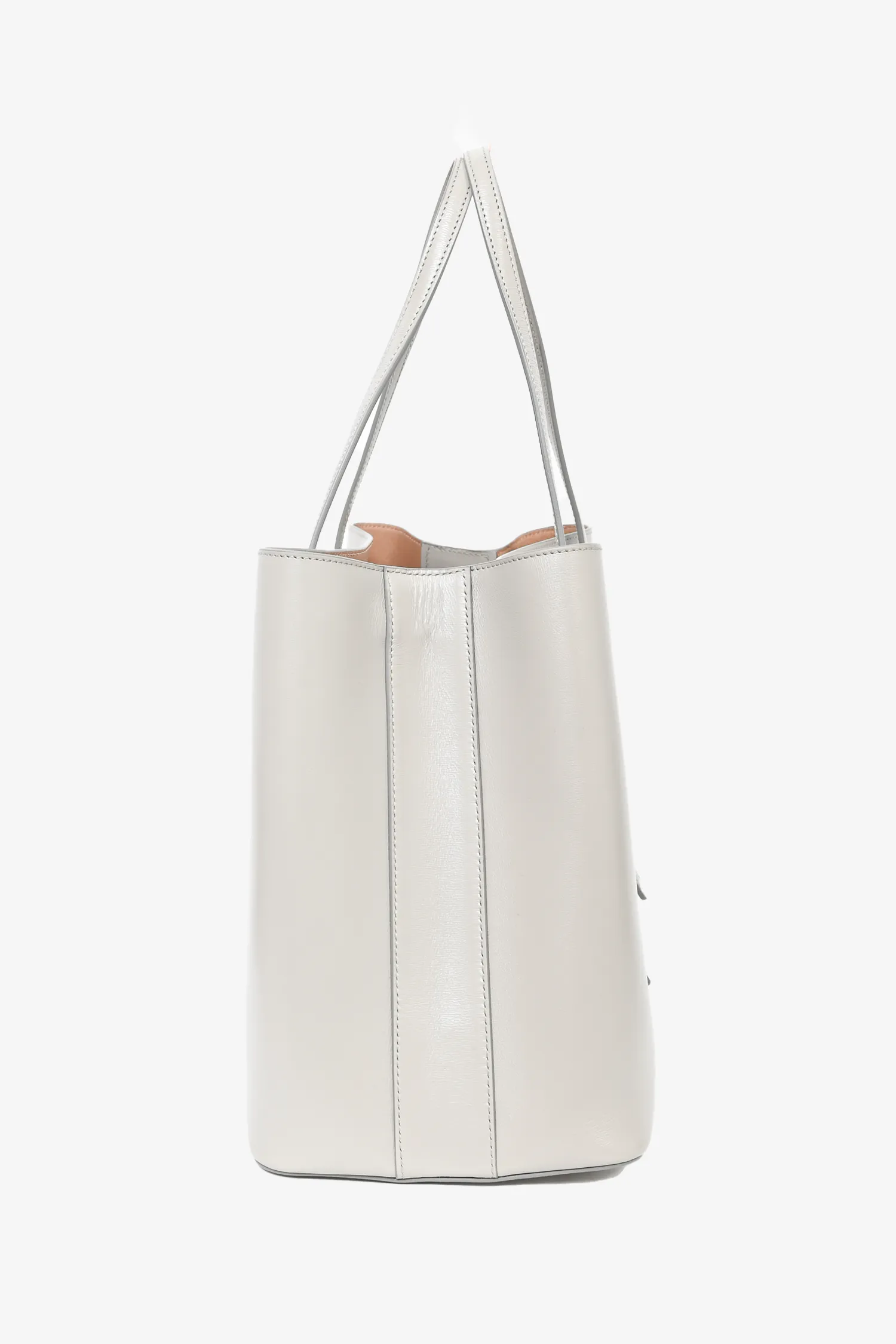 Alaia Beige Calfskin Tote with Strap