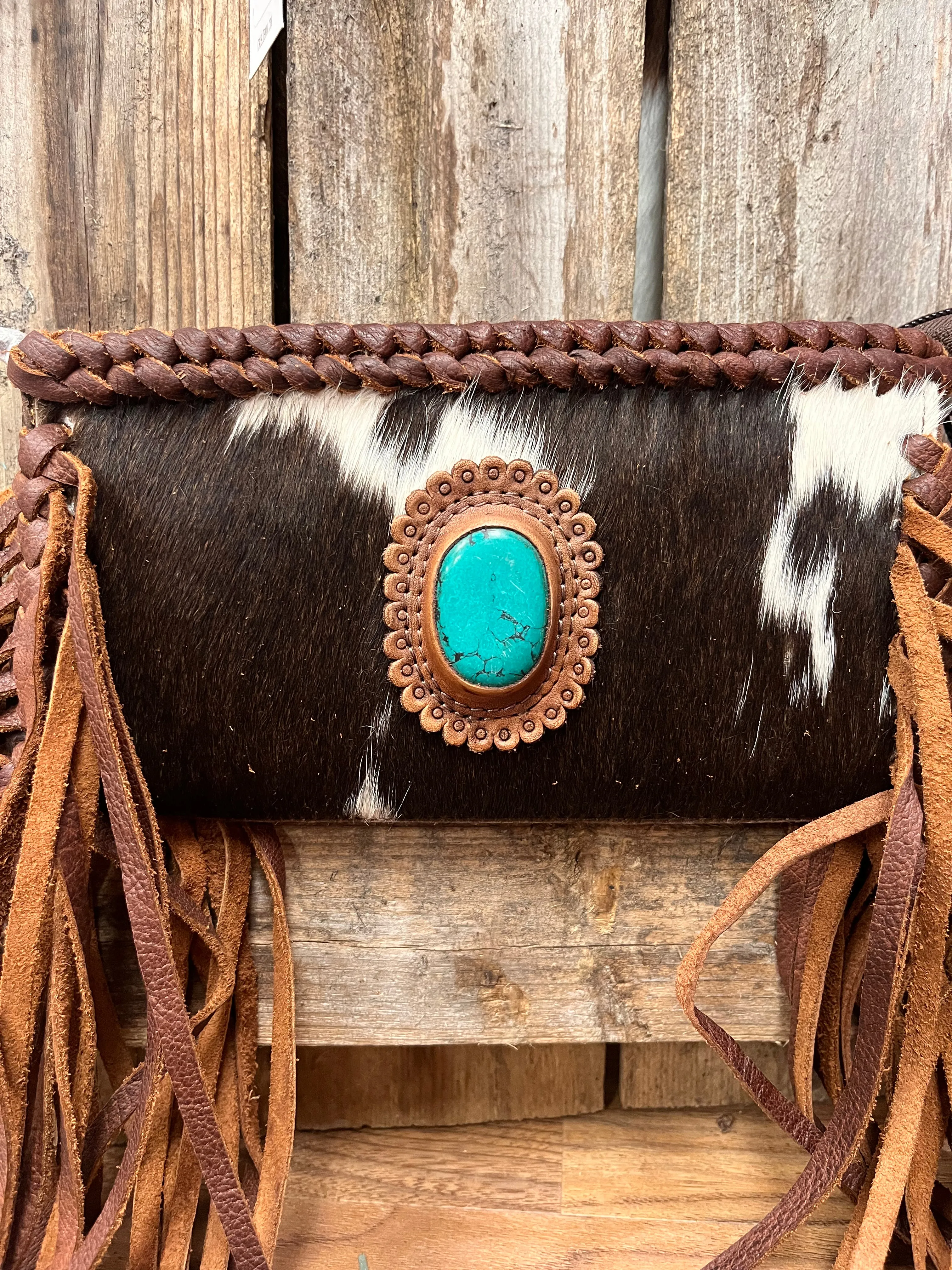 American Darling Hair On Cowhide Crossbody Purse ADBGM277C