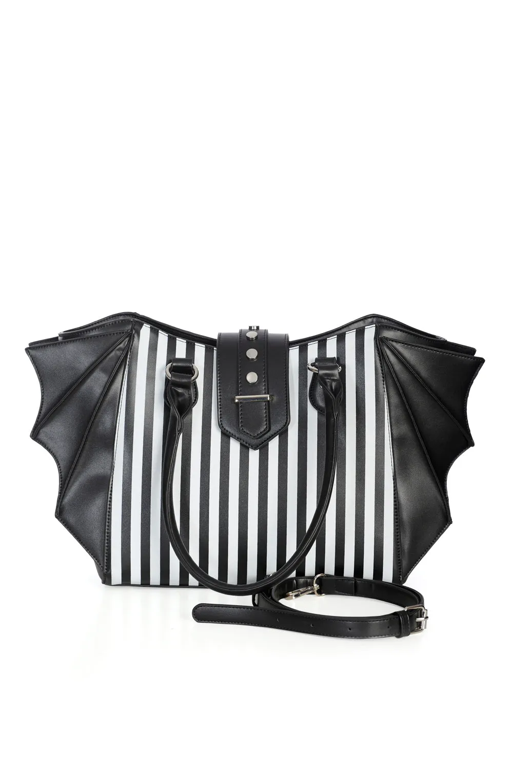 Banned Alt - Annabelle Stripped - Hand / Shoulder Bag