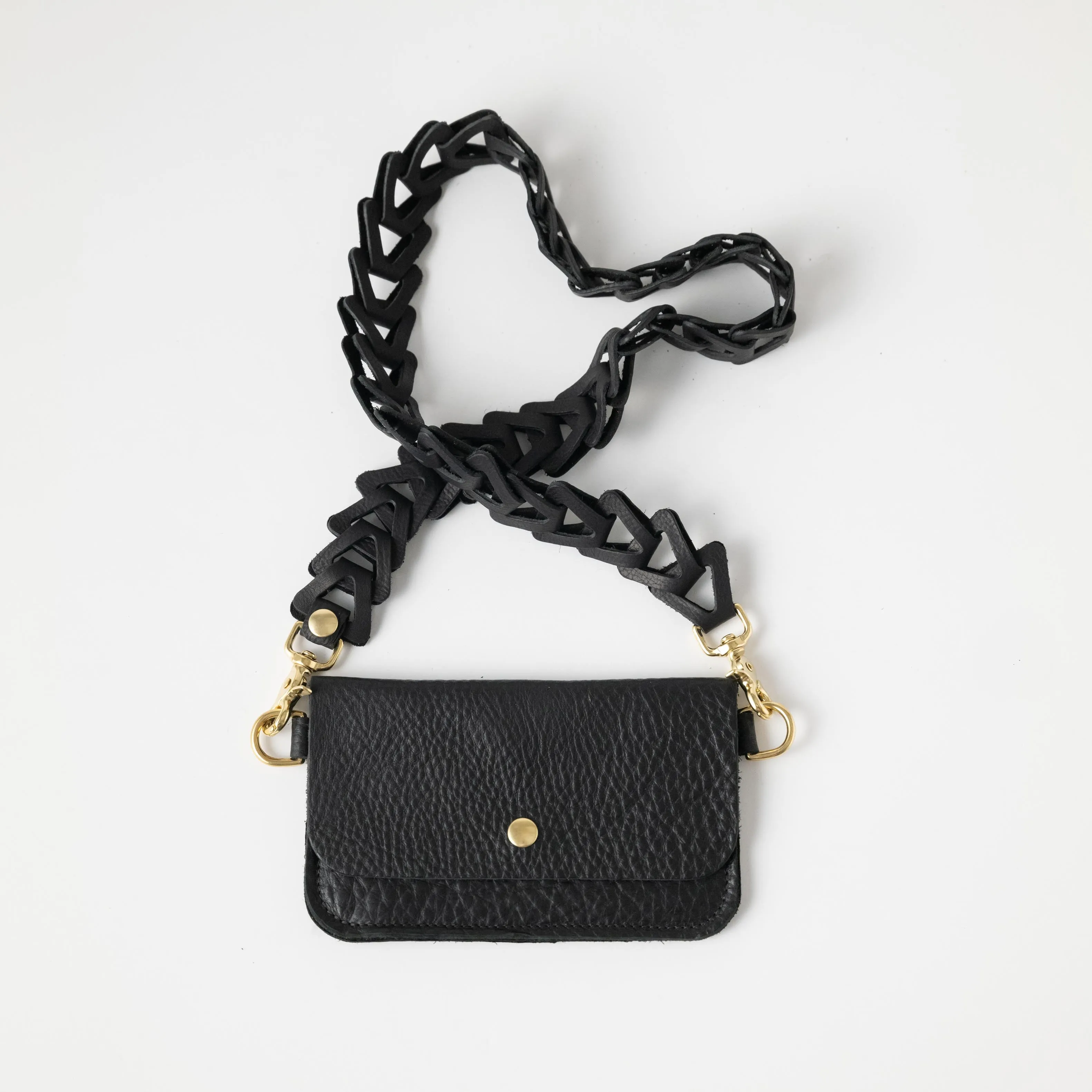 Black Cypress Wristlet Clutch