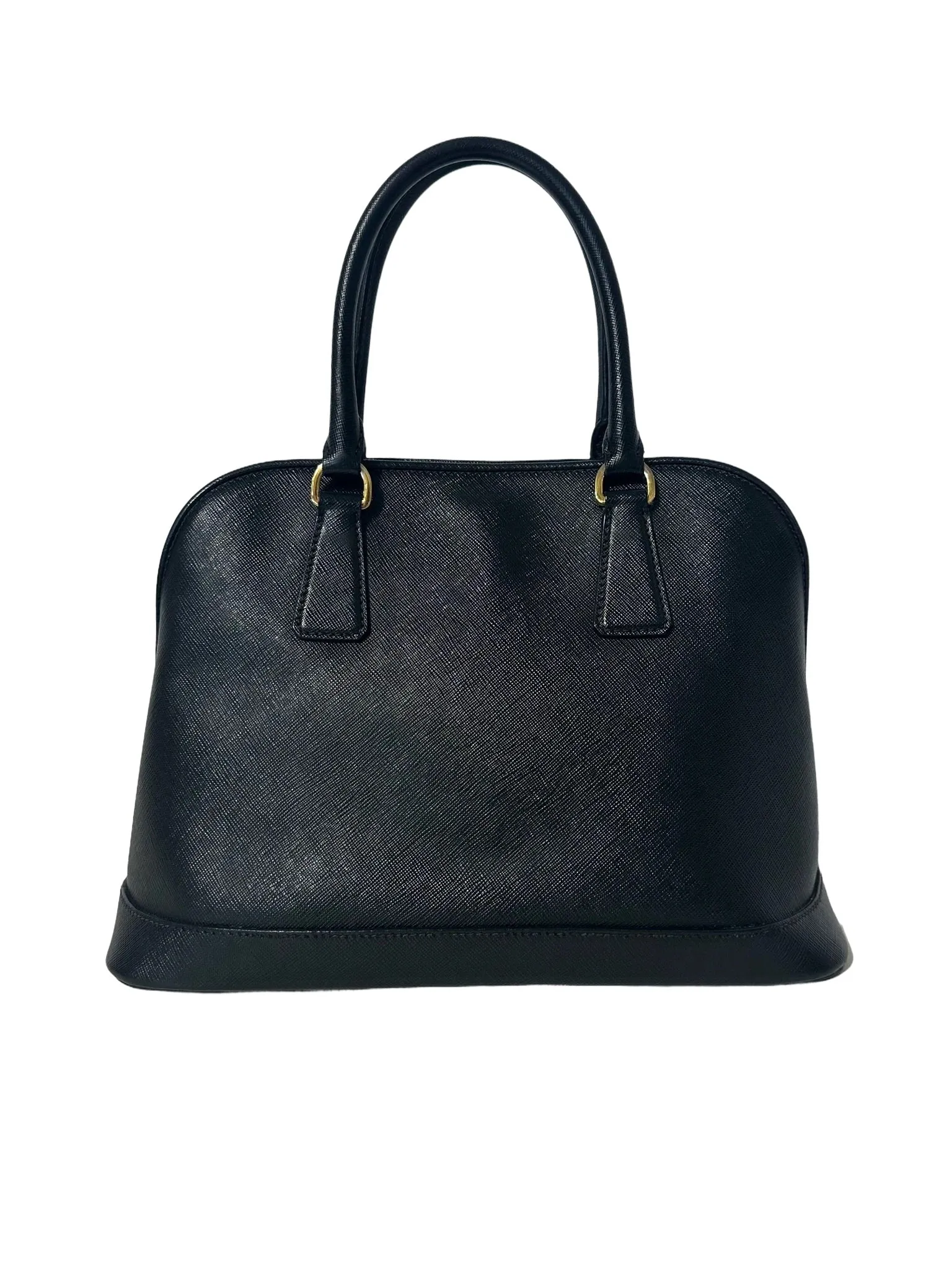 Black Saffiano Satchel