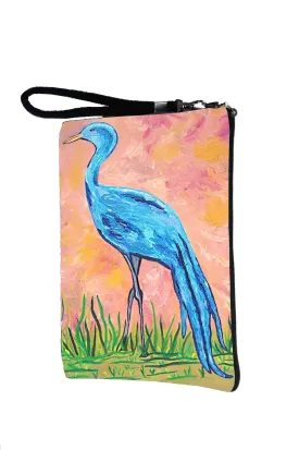 Blue Crane Paw Pouch - Paradise Crane