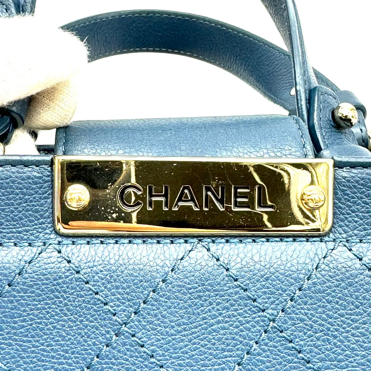 CHANEL Caviar Handbag Chain Shoulder Bag