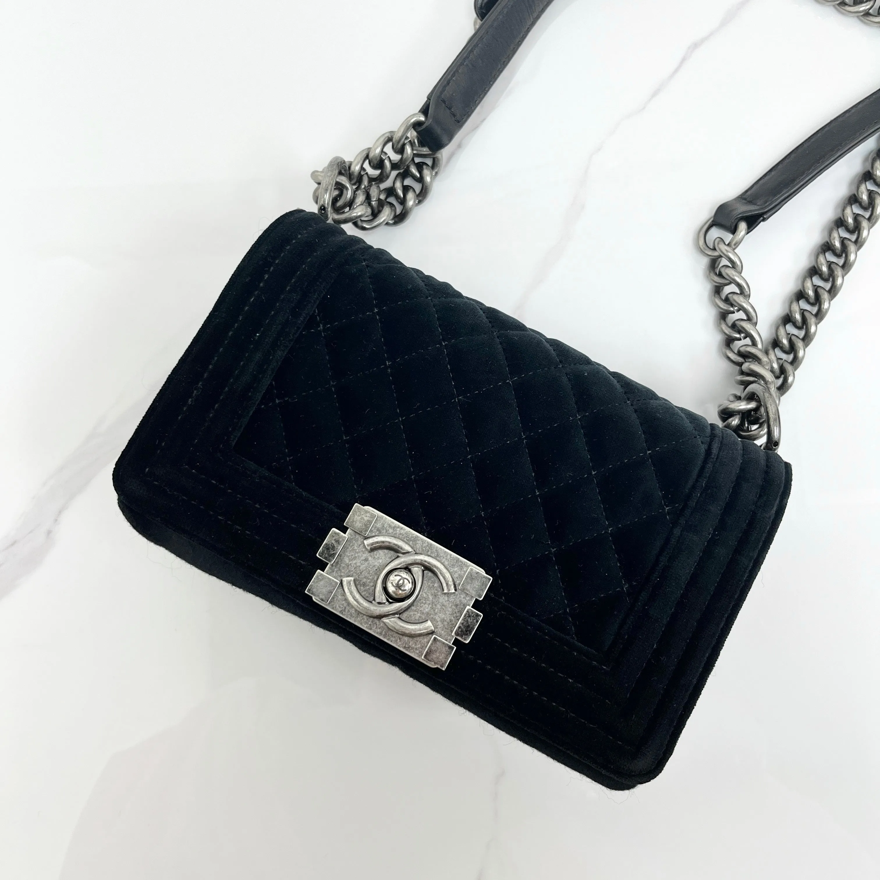 Chanel Small Leboy Handbag - Black