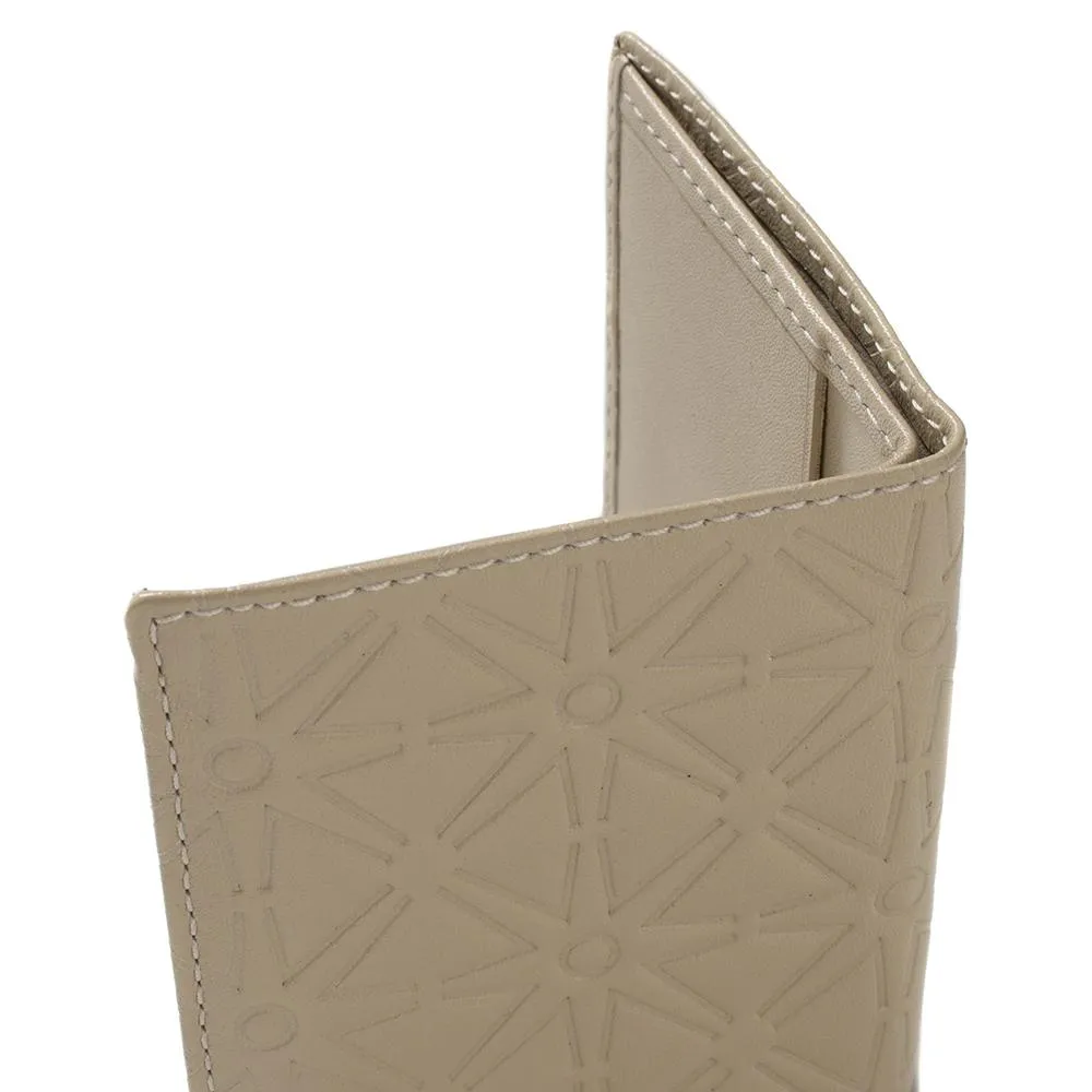 COMME des GARÇONS SA640E Embossed Leather Wallet / Off White