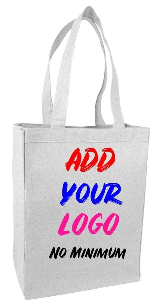 CUSTOM HEAVY SHOPPING CANVAS TOTE BAG