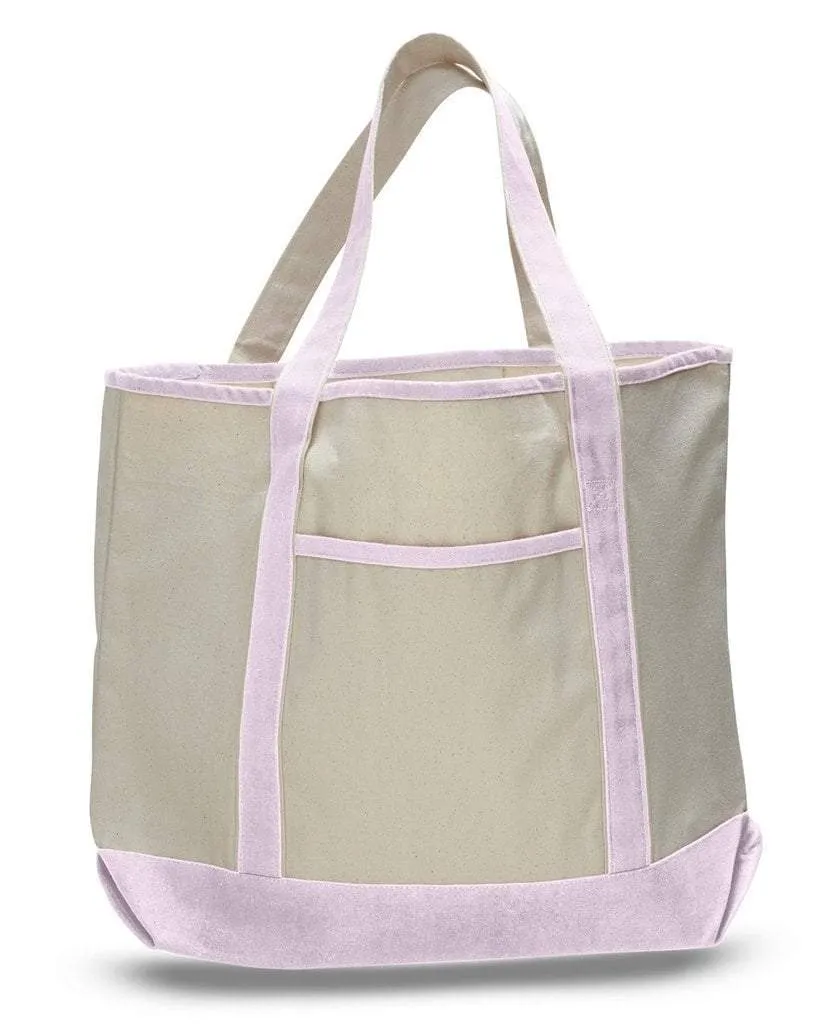 CUSTOM JUMBO SIZE HEAVY CANVAS DELUXE TOTE BAG