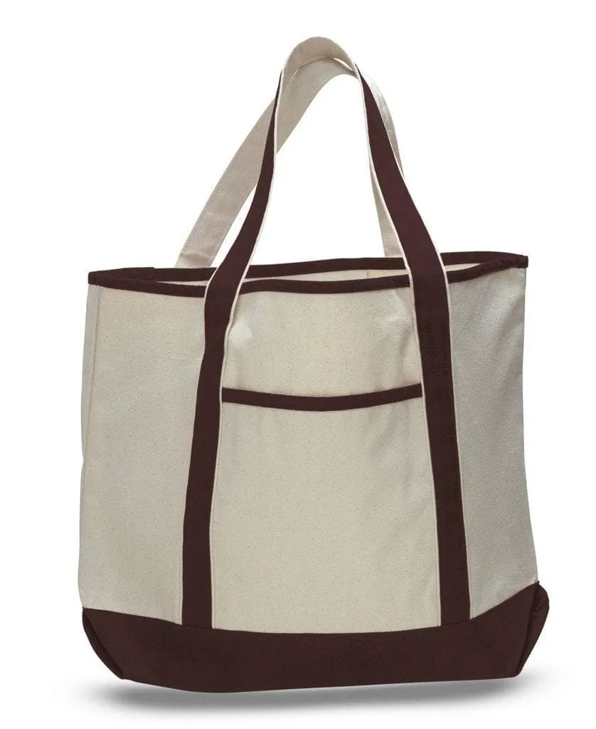 Jumbo Size Heavy Canvas Deluxe Tote Bag