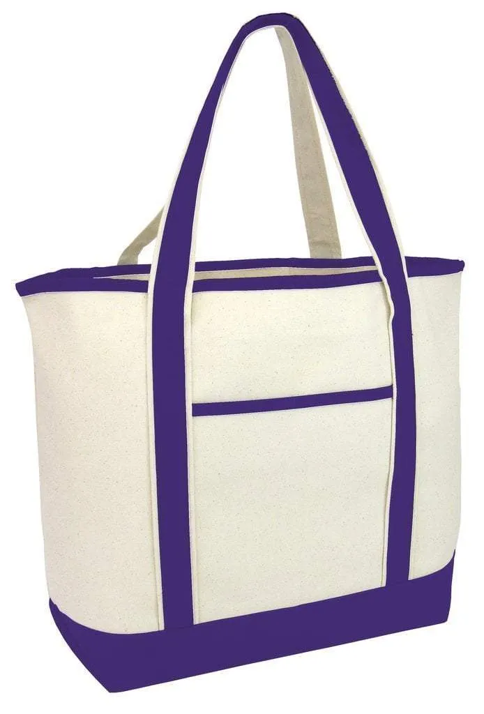 Jumbo Size Heavy Canvas Deluxe Tote Bag