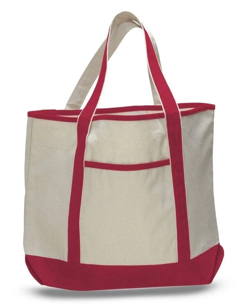 Jumbo Size Heavy Canvas Deluxe Tote Bag