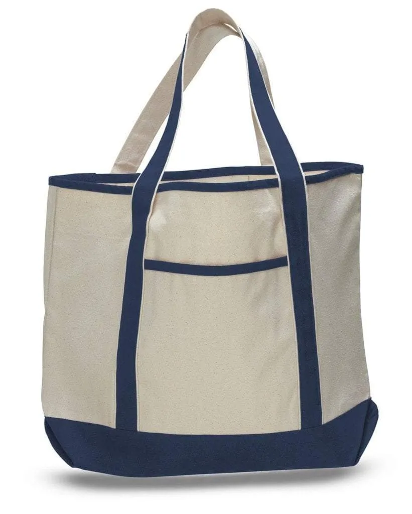 Jumbo Size Heavy Canvas Deluxe Tote Bag