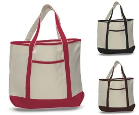 Jumbo Size Heavy Canvas Deluxe Tote Bag