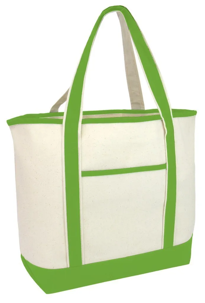 Jumbo Size Heavy Canvas Deluxe Tote Bag