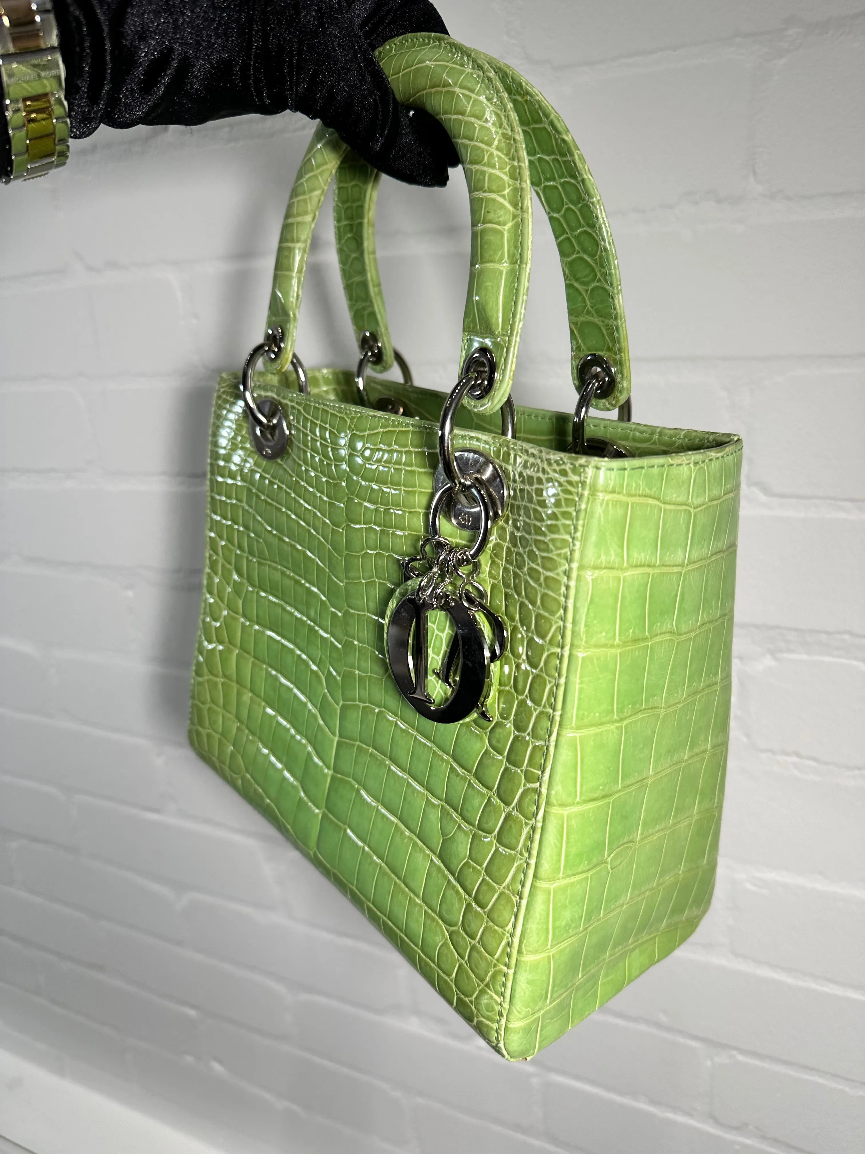 Lady Dior Green Exotic