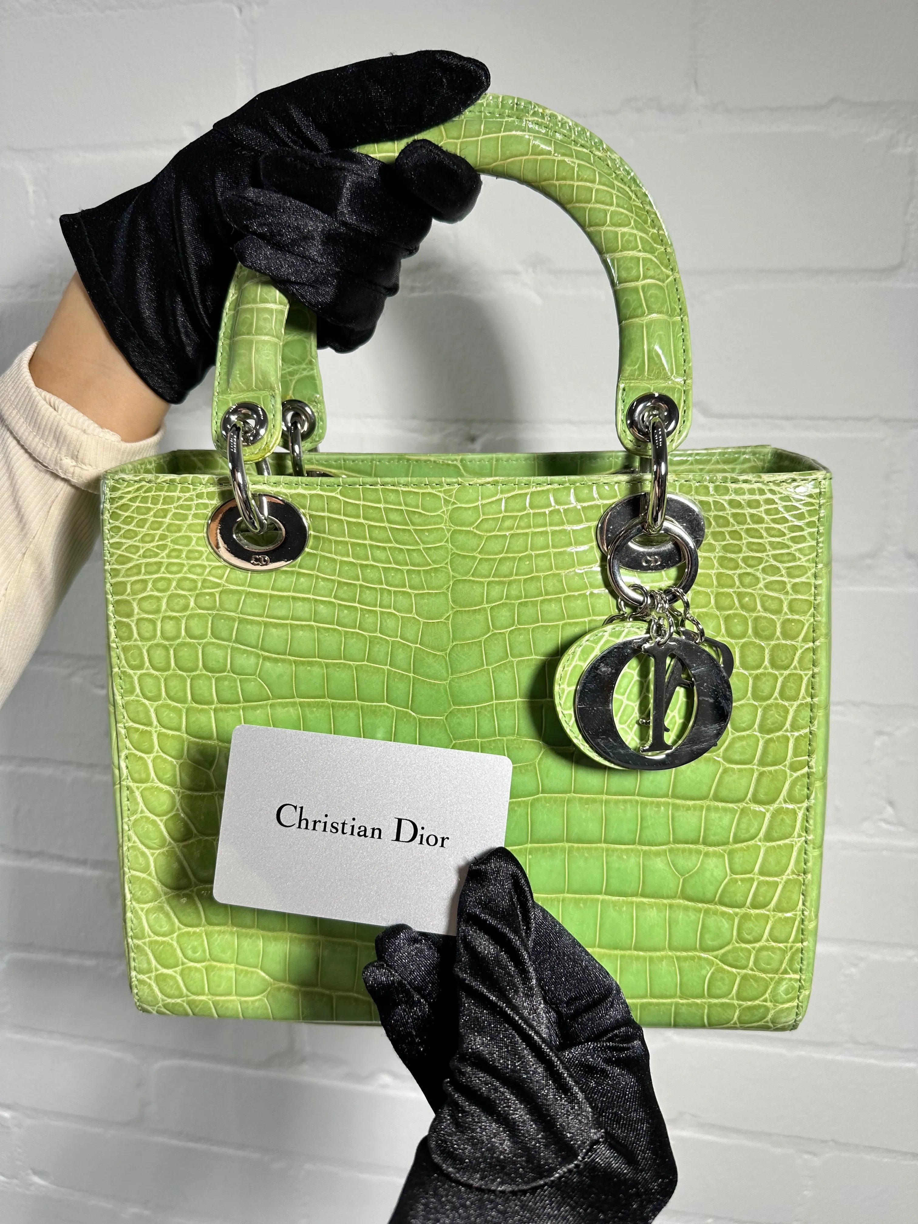 Lady Dior Green Exotic