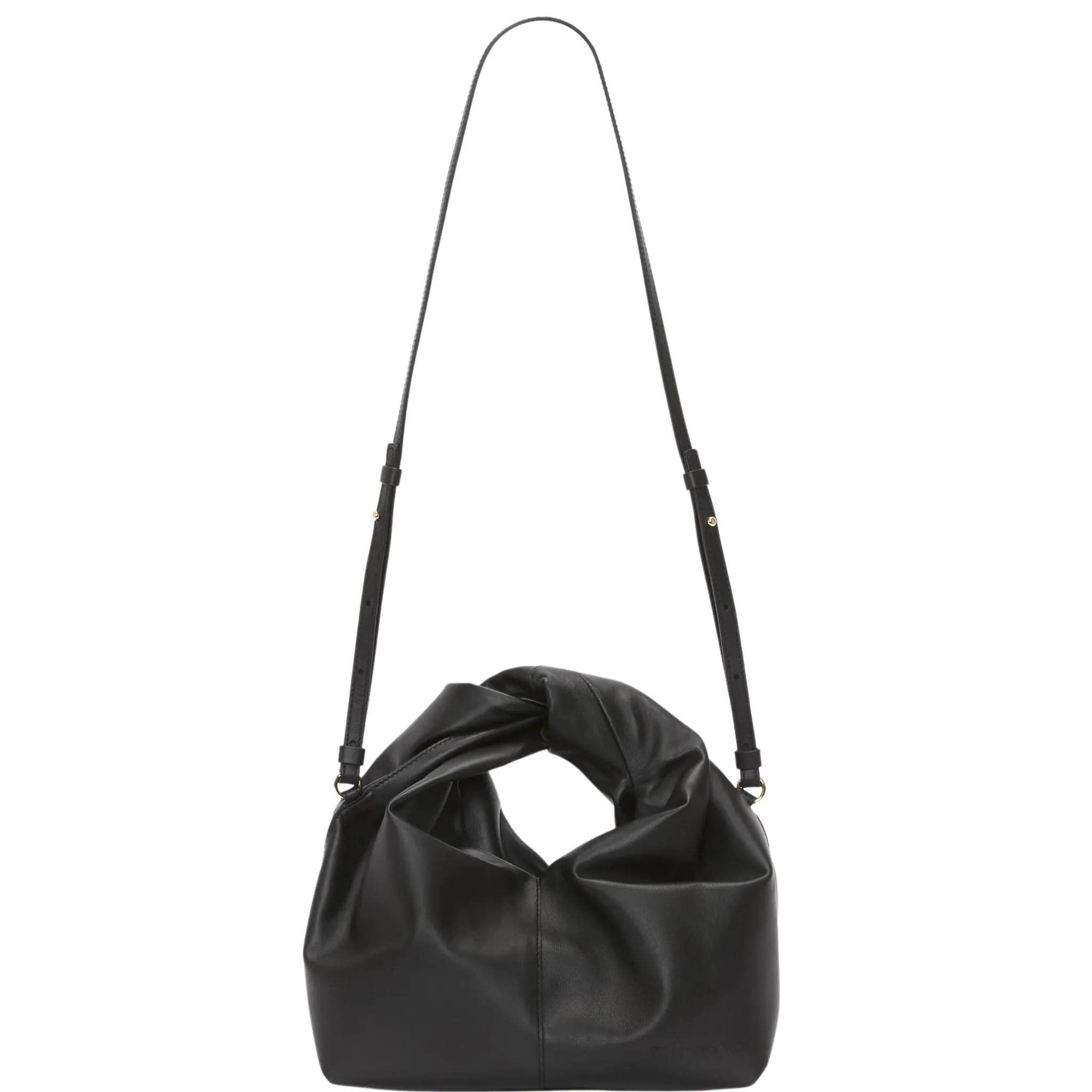 Leather Twister Hobo