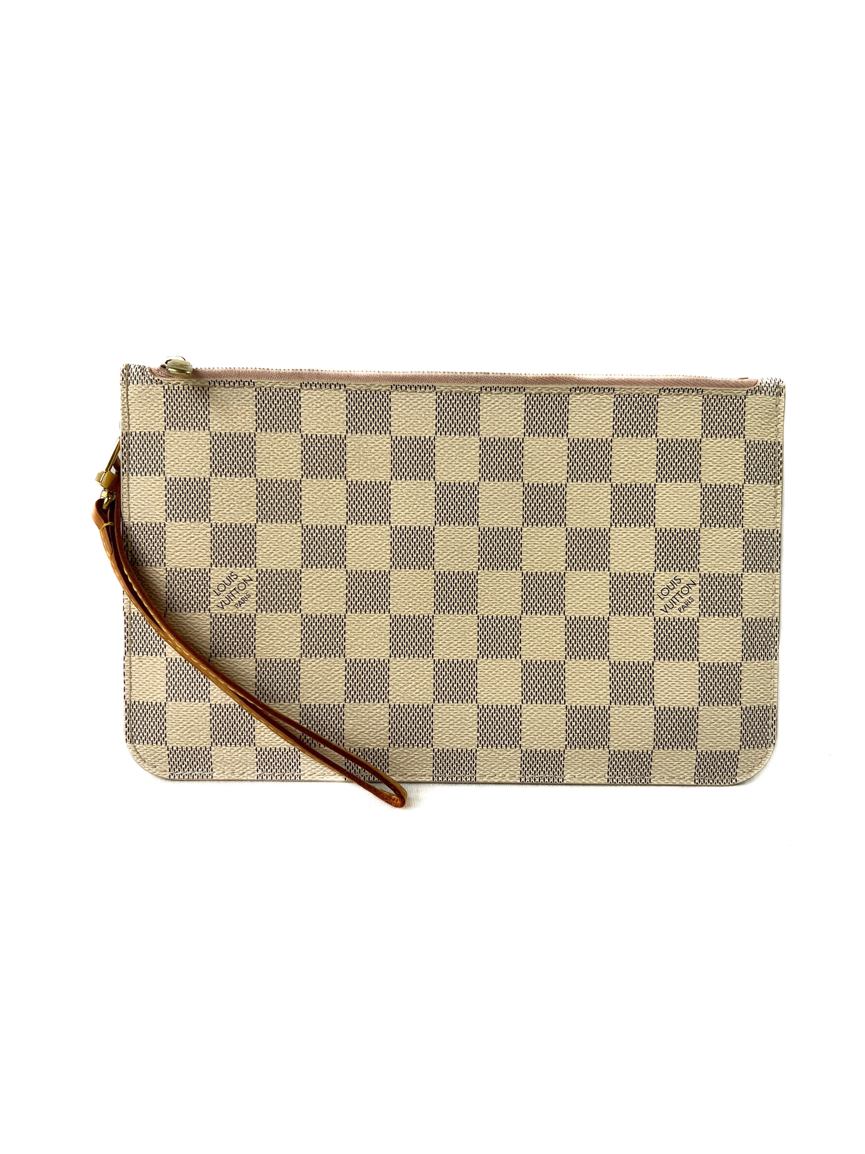 Louis Vuitton Damier Azur neverfull pouch