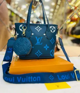 Louis Vuitton Mini Handbag with Box (BLUE)