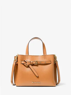 Michael Kors Emilia Small Pebbled Leather Satchel