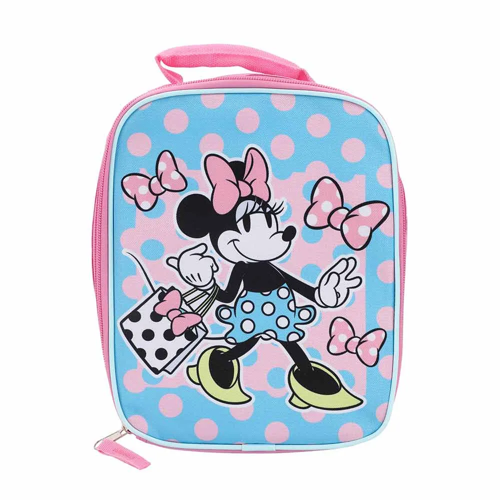 Minnie Mouse Be Kind Be True Be Brave Be You Kids 14" Backpack and Lunch Bag 4 Piece Set