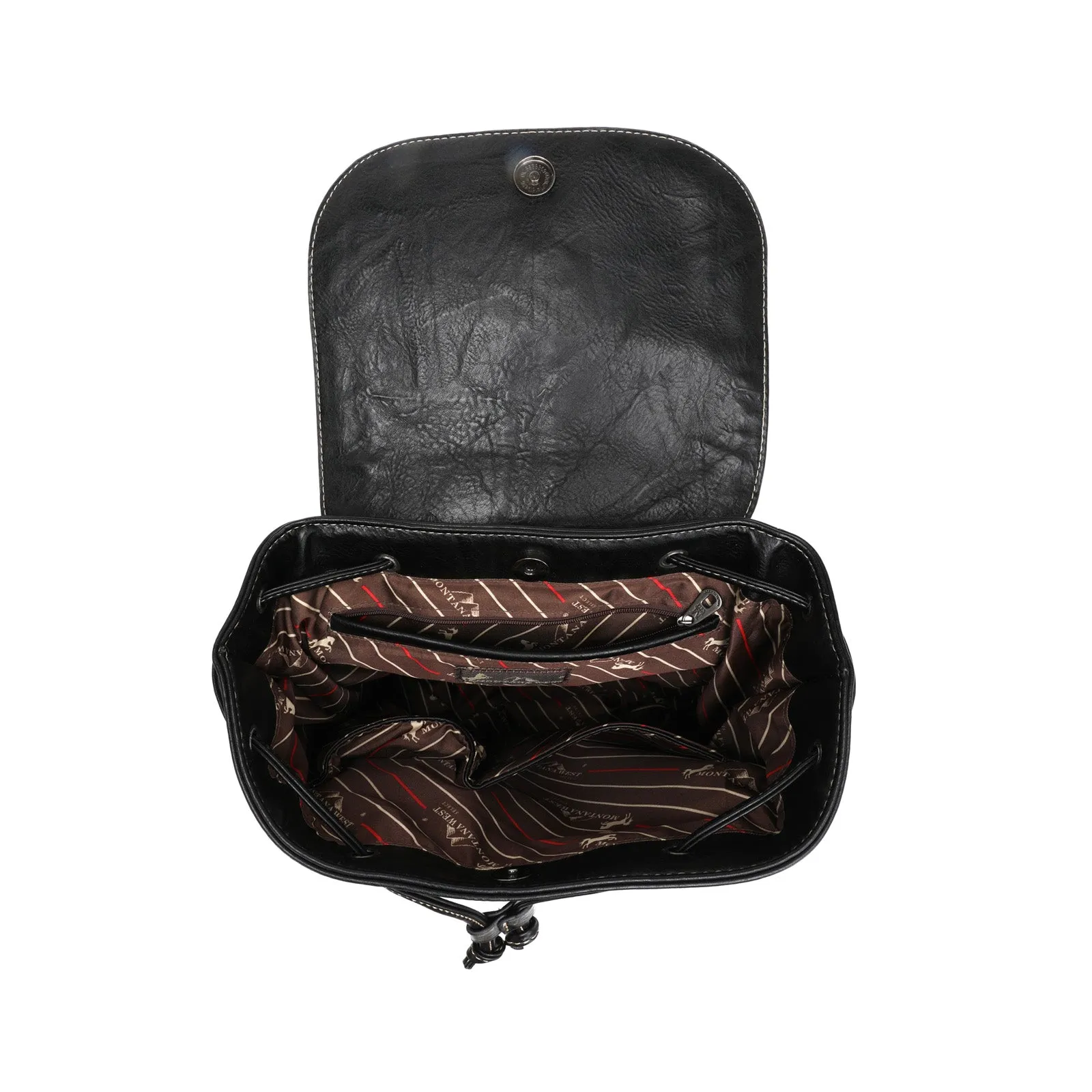 MW1093-9110 Montana West Fringe Collection Concealed Carry Backpack