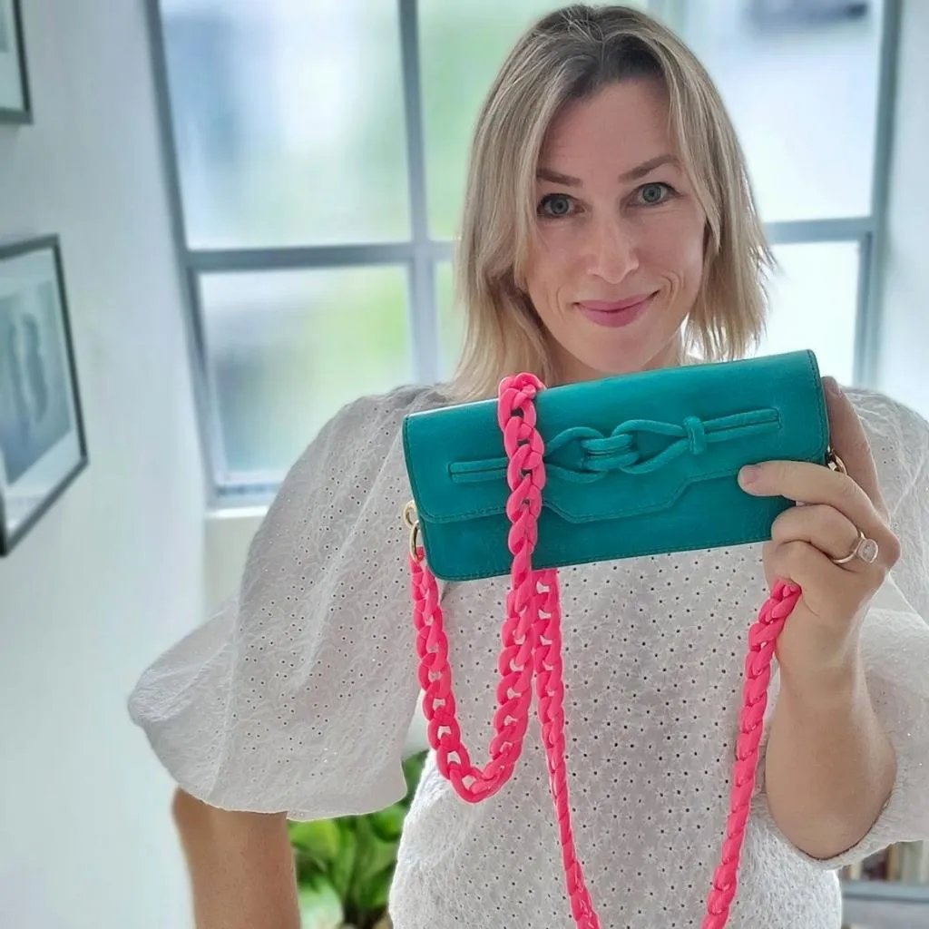 Noa Chain Wallet - Jade