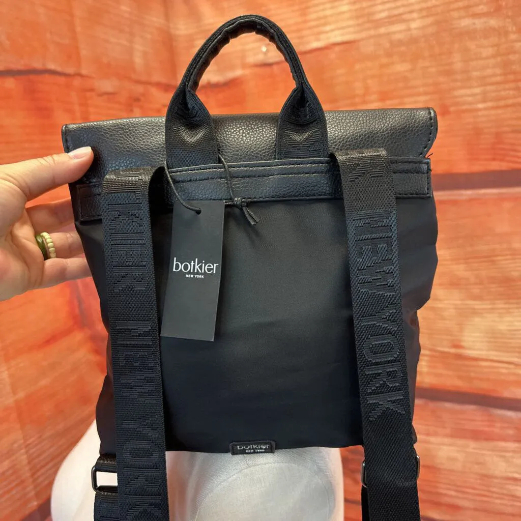 NWT BOTKIER BLACK NYLON BACKPACK TCA