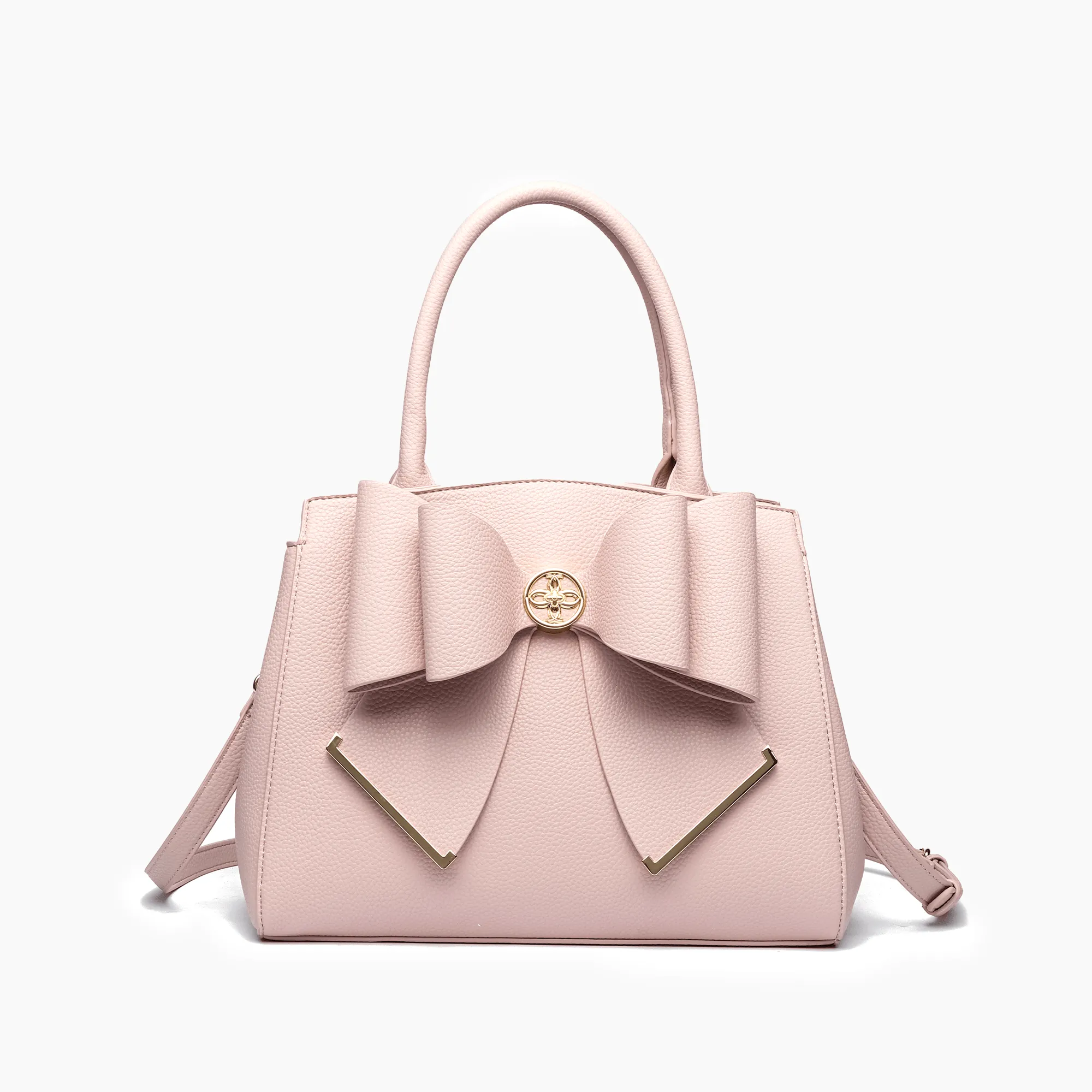 Poppy Easter Bowtie Top Handle Satchel Bag