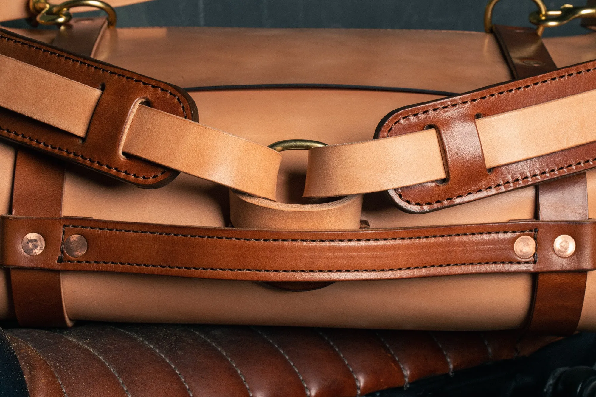 Porter Satchel // Russet   Buck Brown