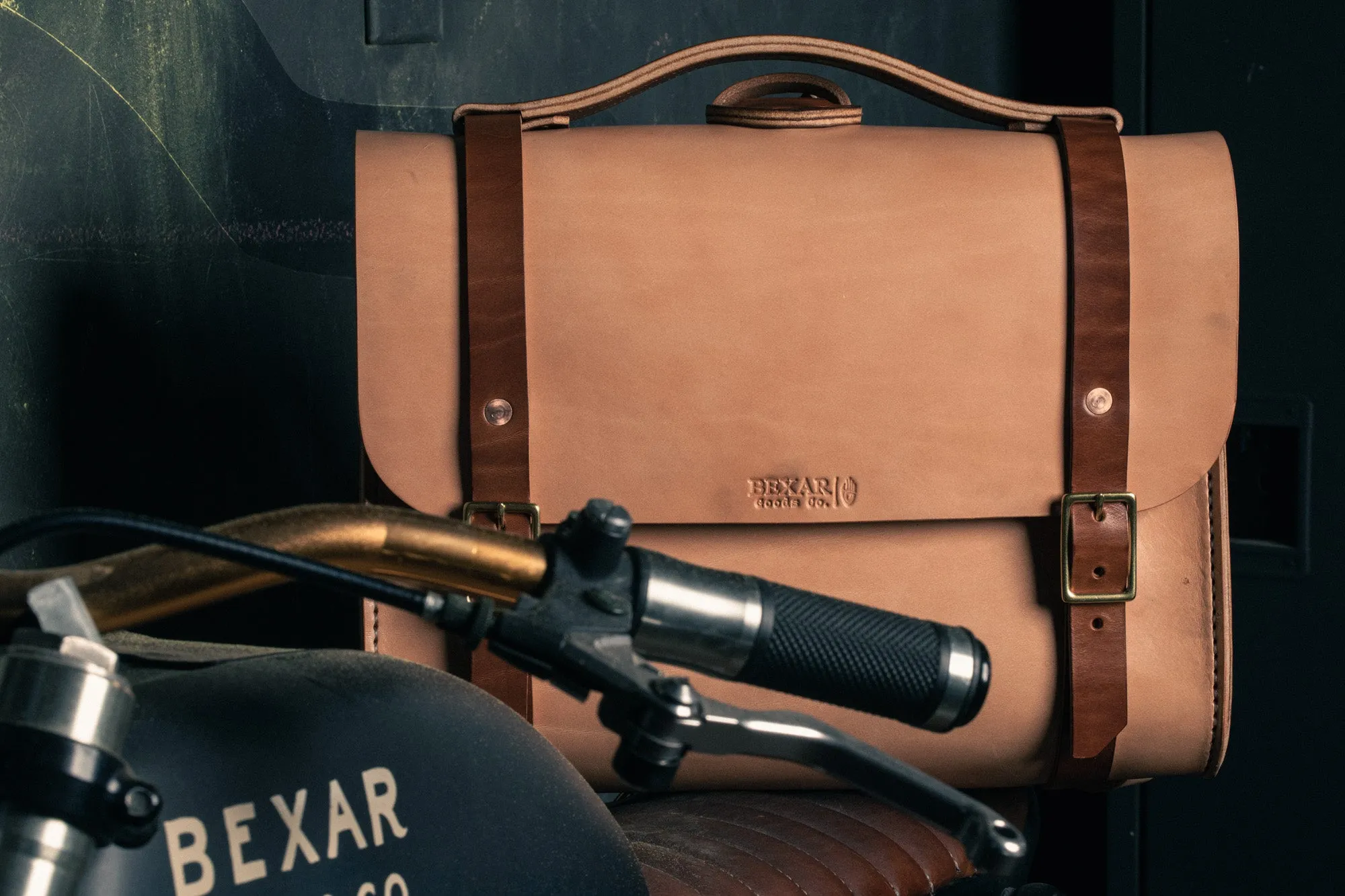 Porter Satchel // Russet   Buck Brown