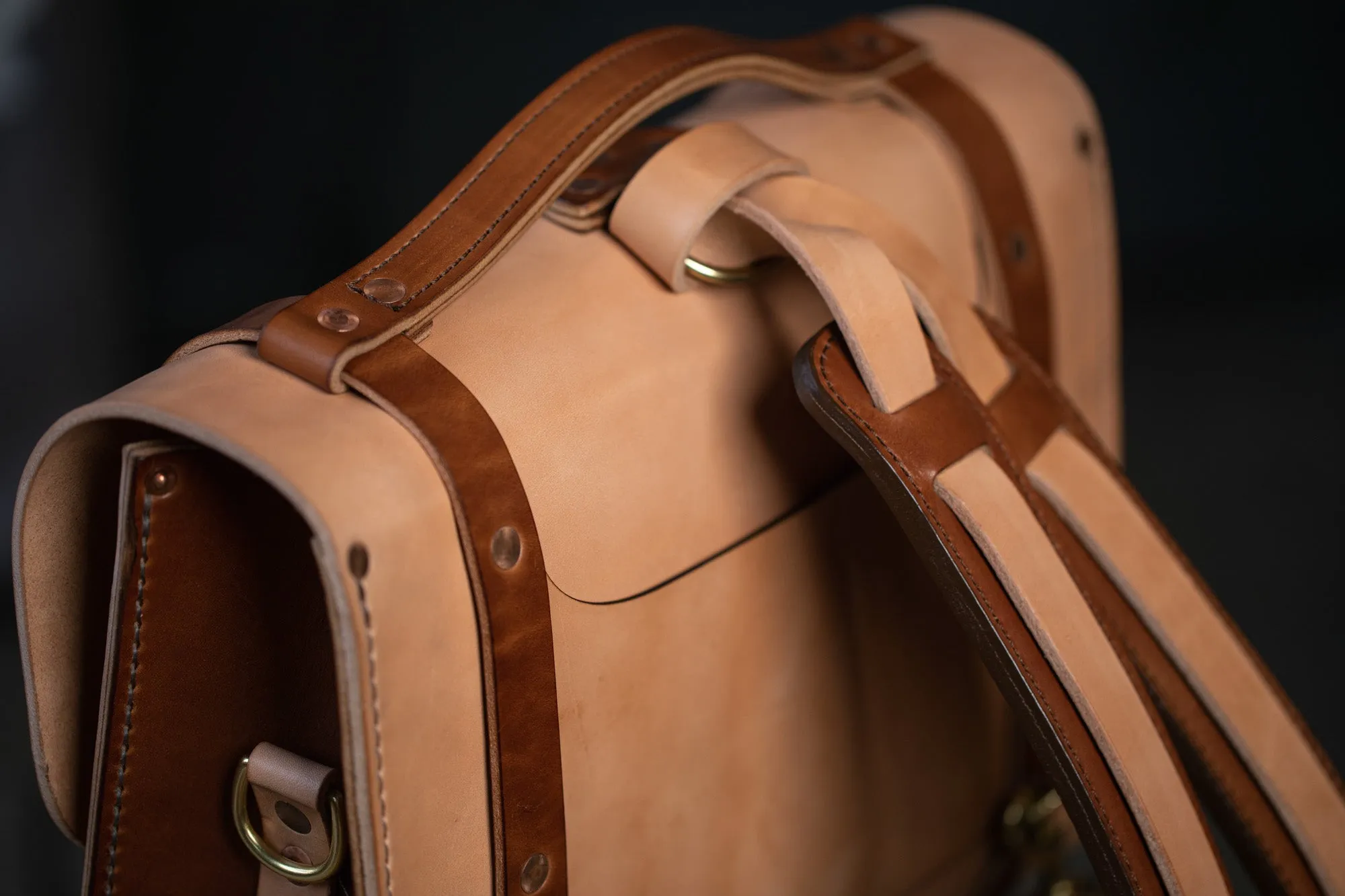 Porter Satchel // Russet   Buck Brown