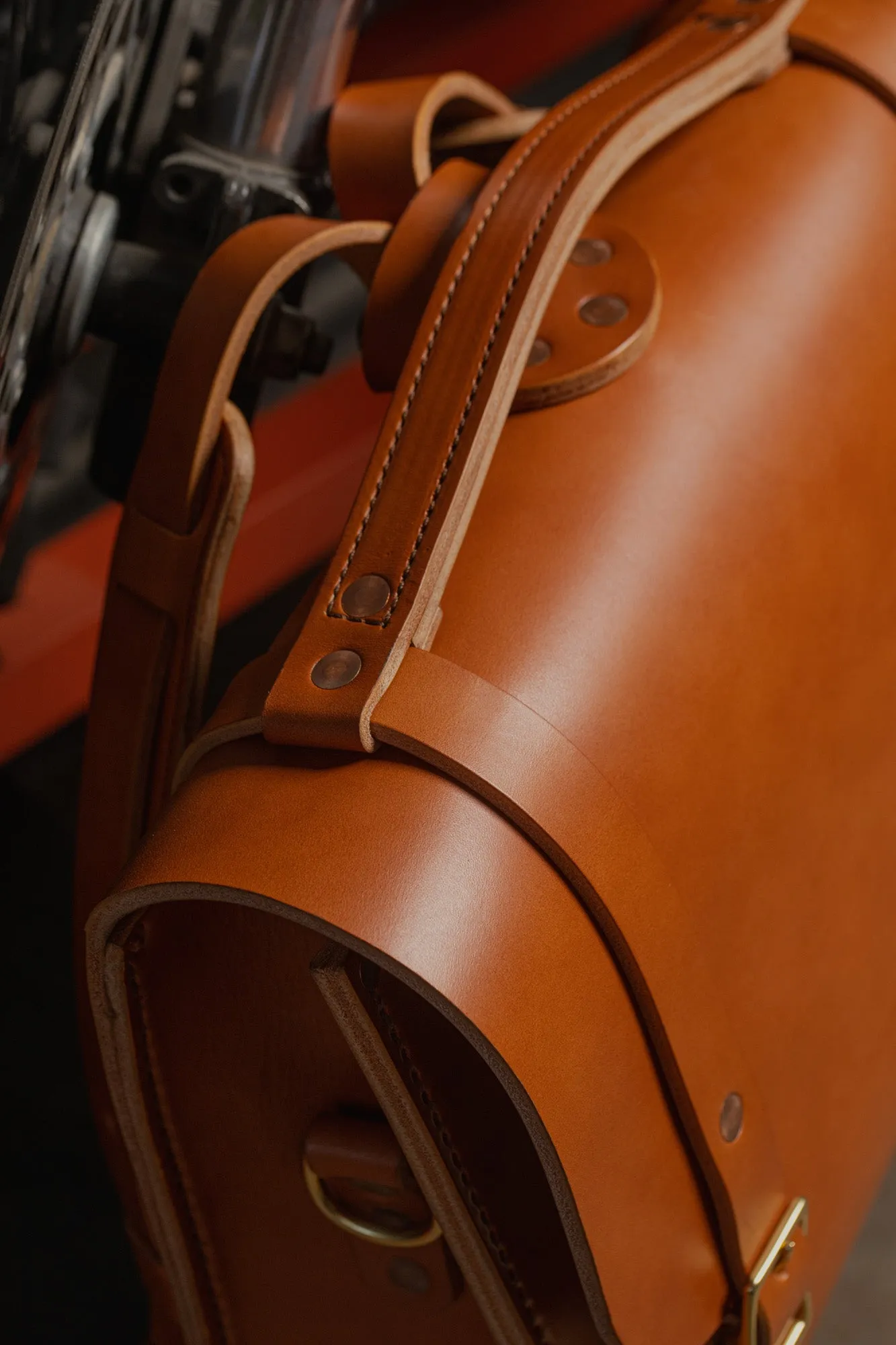 Porter Satchel // Tan Bridle