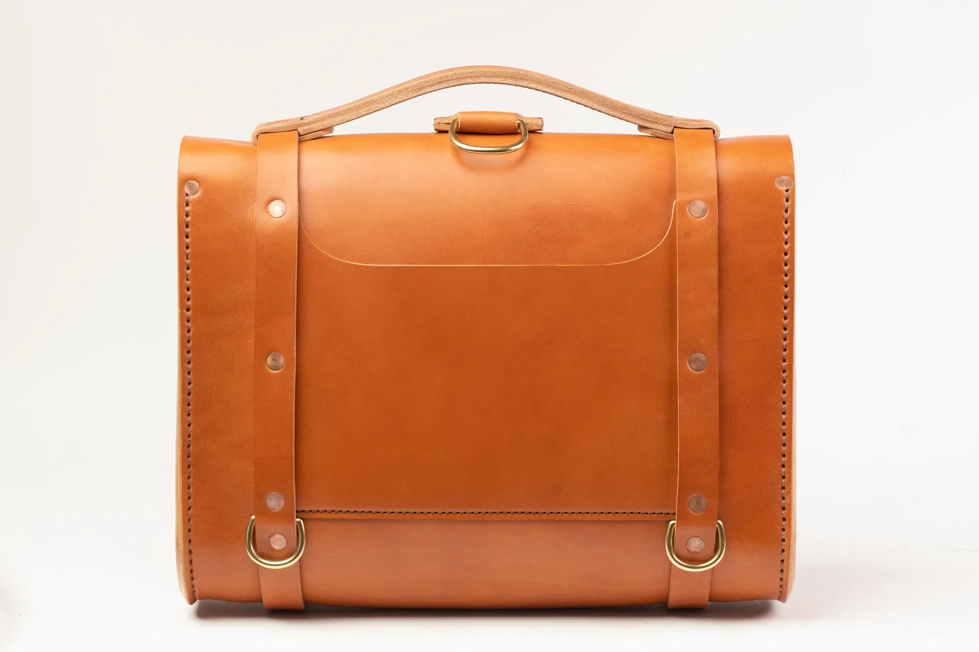 Porter Satchel // Tan Bridle