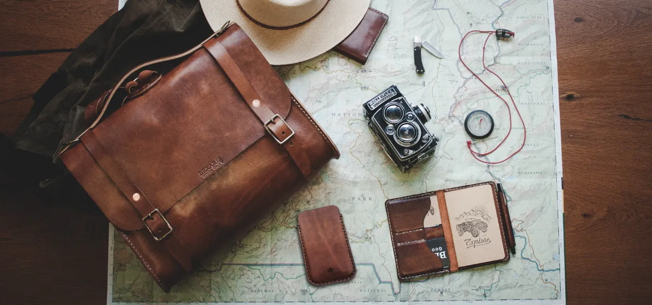 Porter Satchel // Tan Bridle