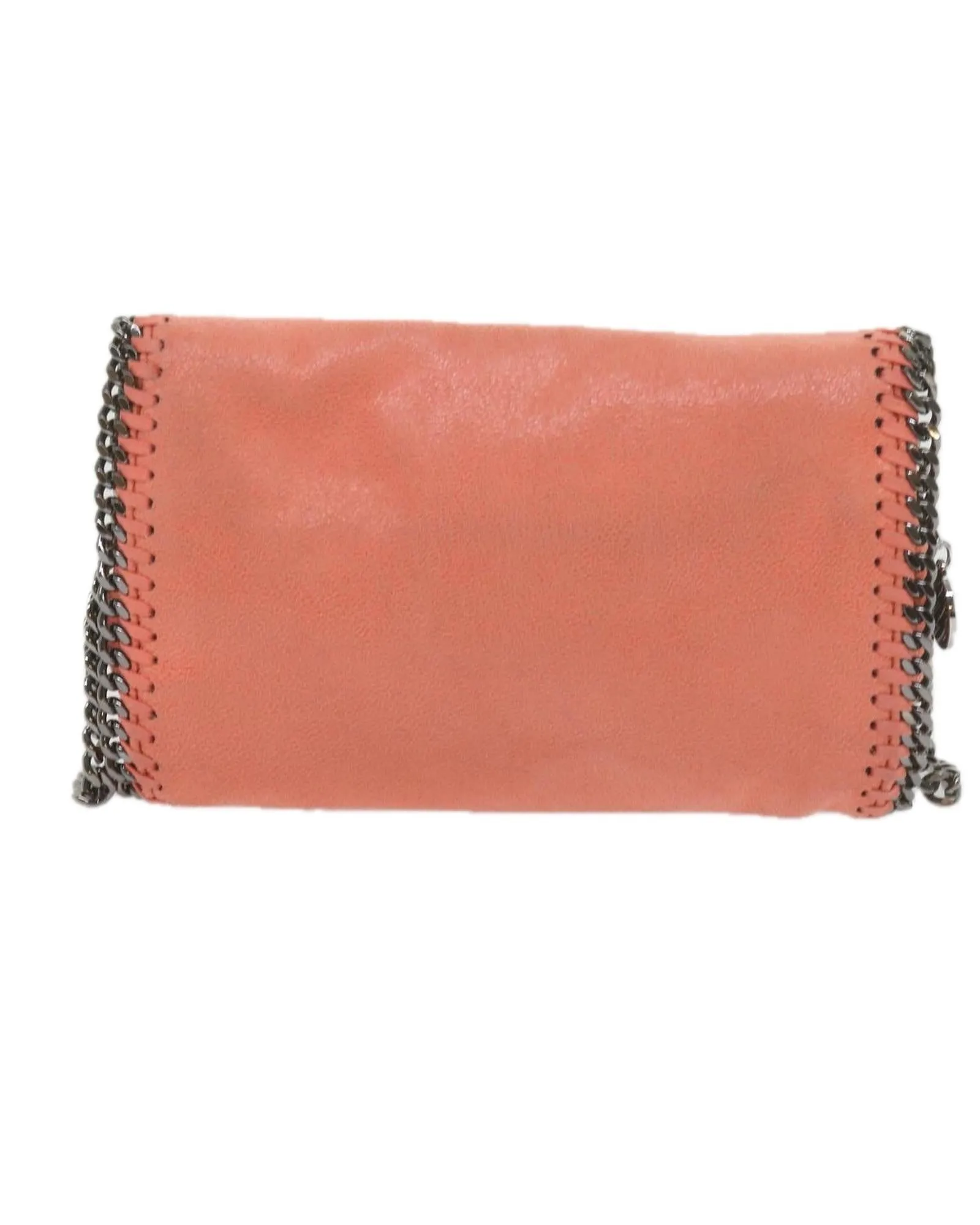 Quilted Falabella Shoulder Bag in Orange Suede by Stella McCartney