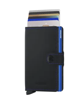 Secrid Miniwallet Matte Black & Blue