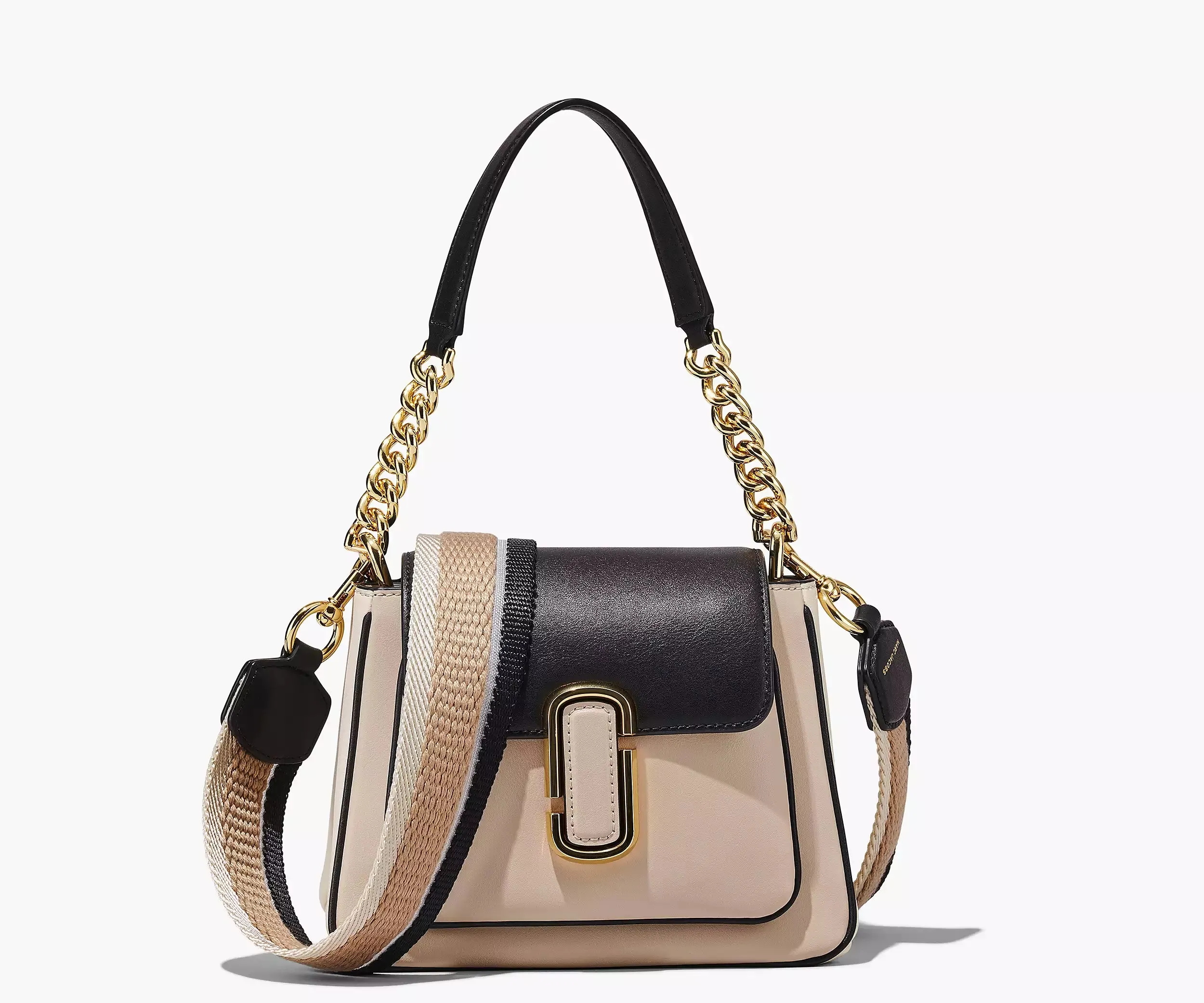 THE COLORBLOCK J MARC CHAIN MINI SATCHEL