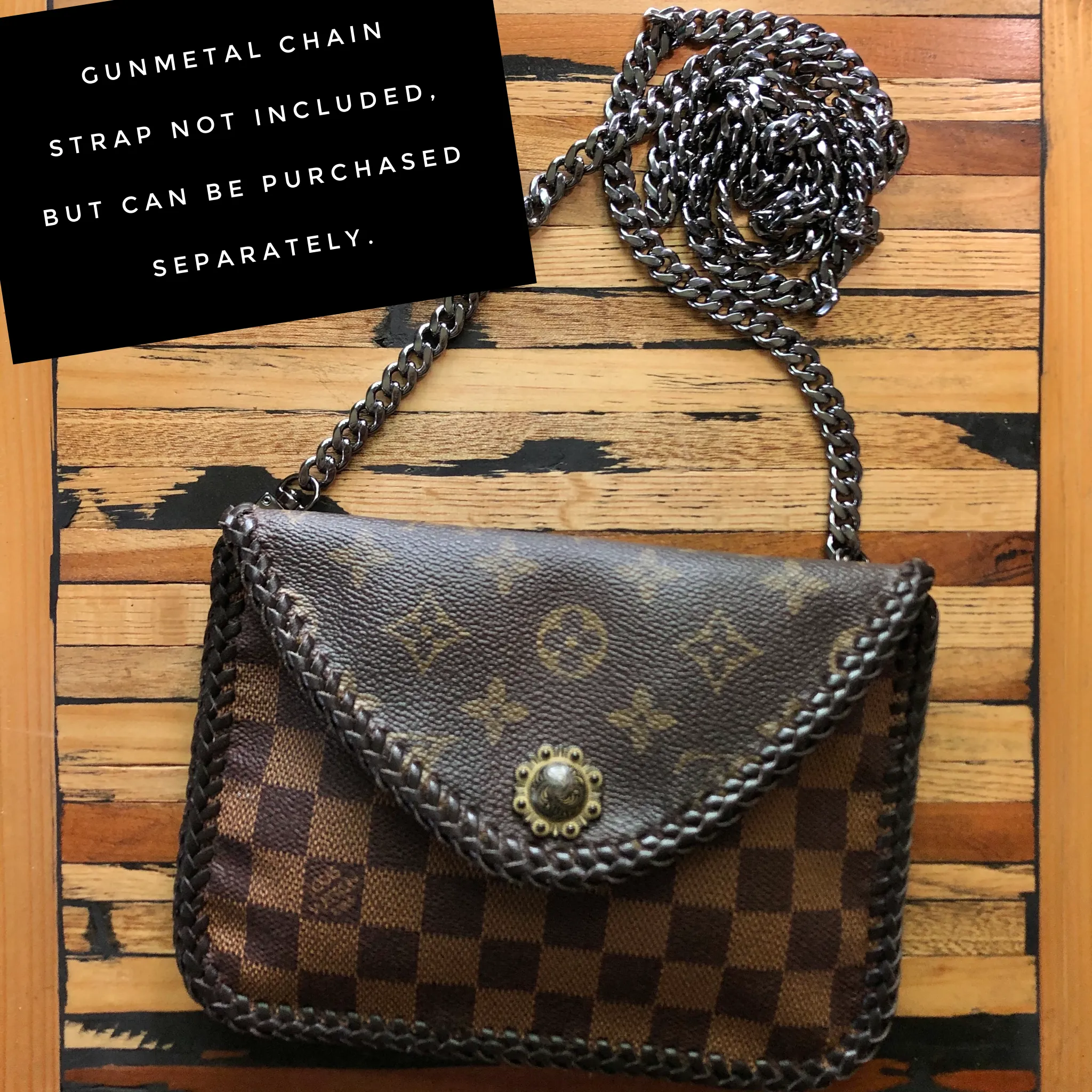 The Falcon - Damier/Monogram Mix Vintage Wristlet/Crossbody/Clutch