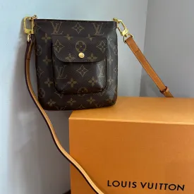 The Junco Crossbody - Vintage LV Monogram in Vachetta