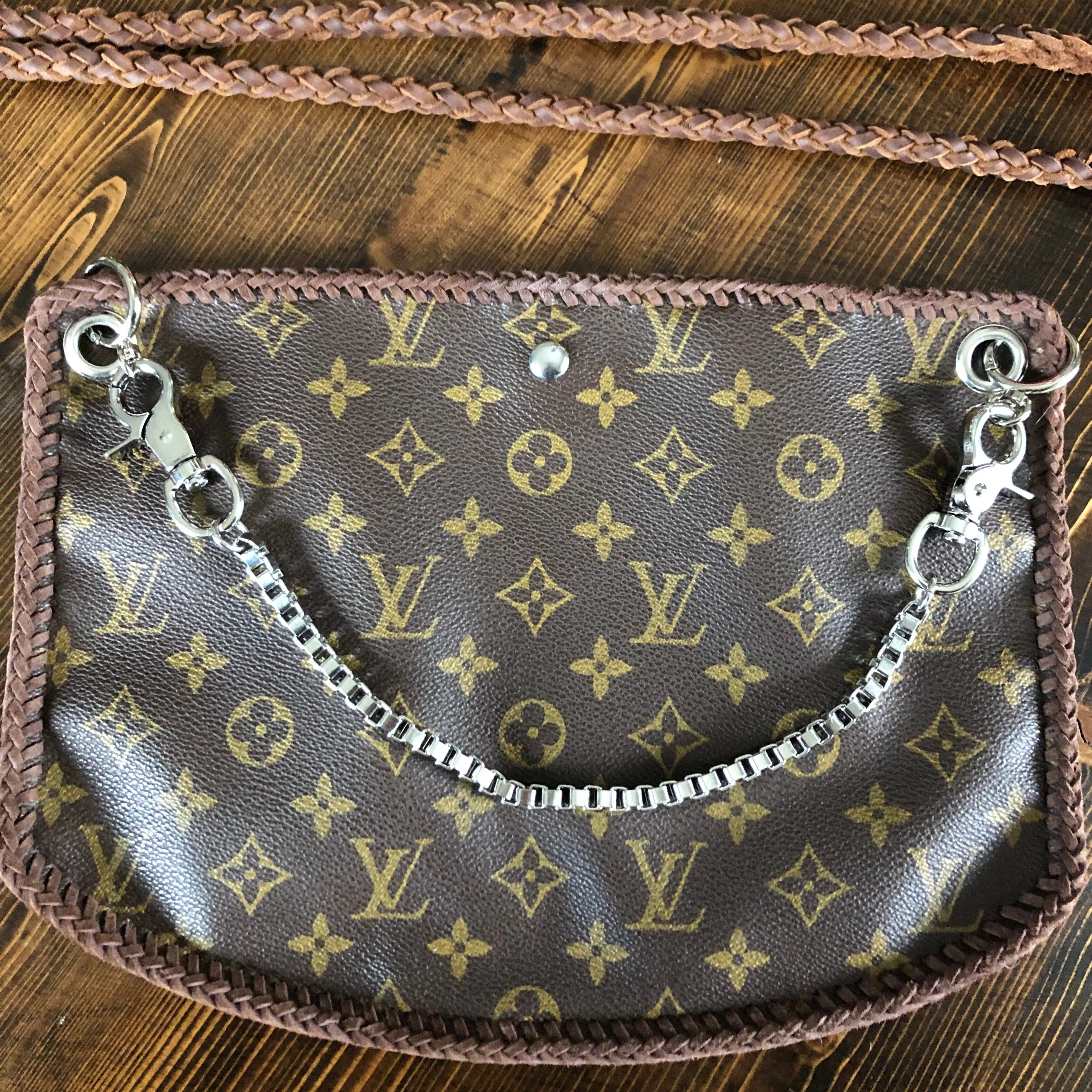 The Peacock - Vintage Monogram Hobo Crossbody