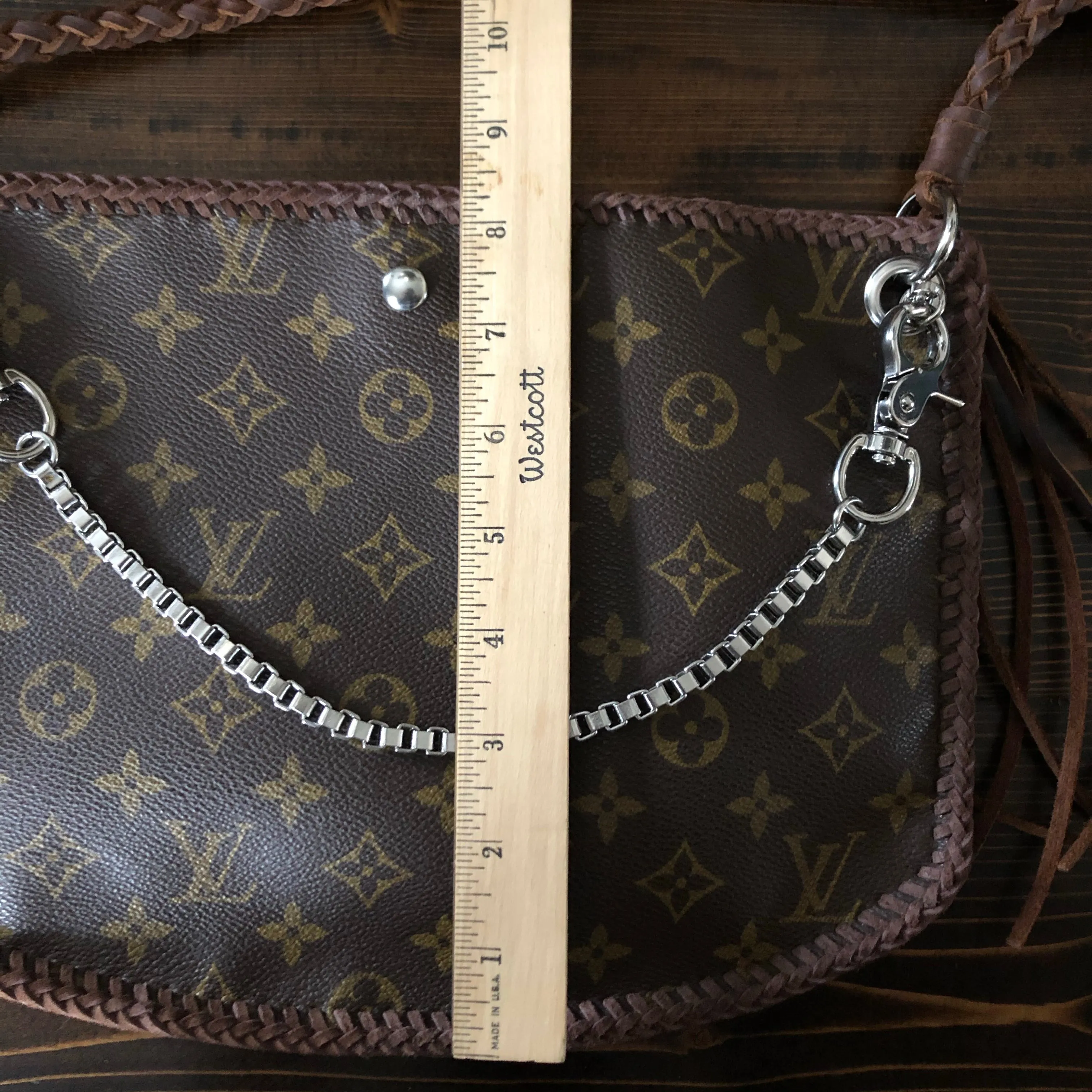 The Peacock - Vintage Monogram Hobo Crossbody