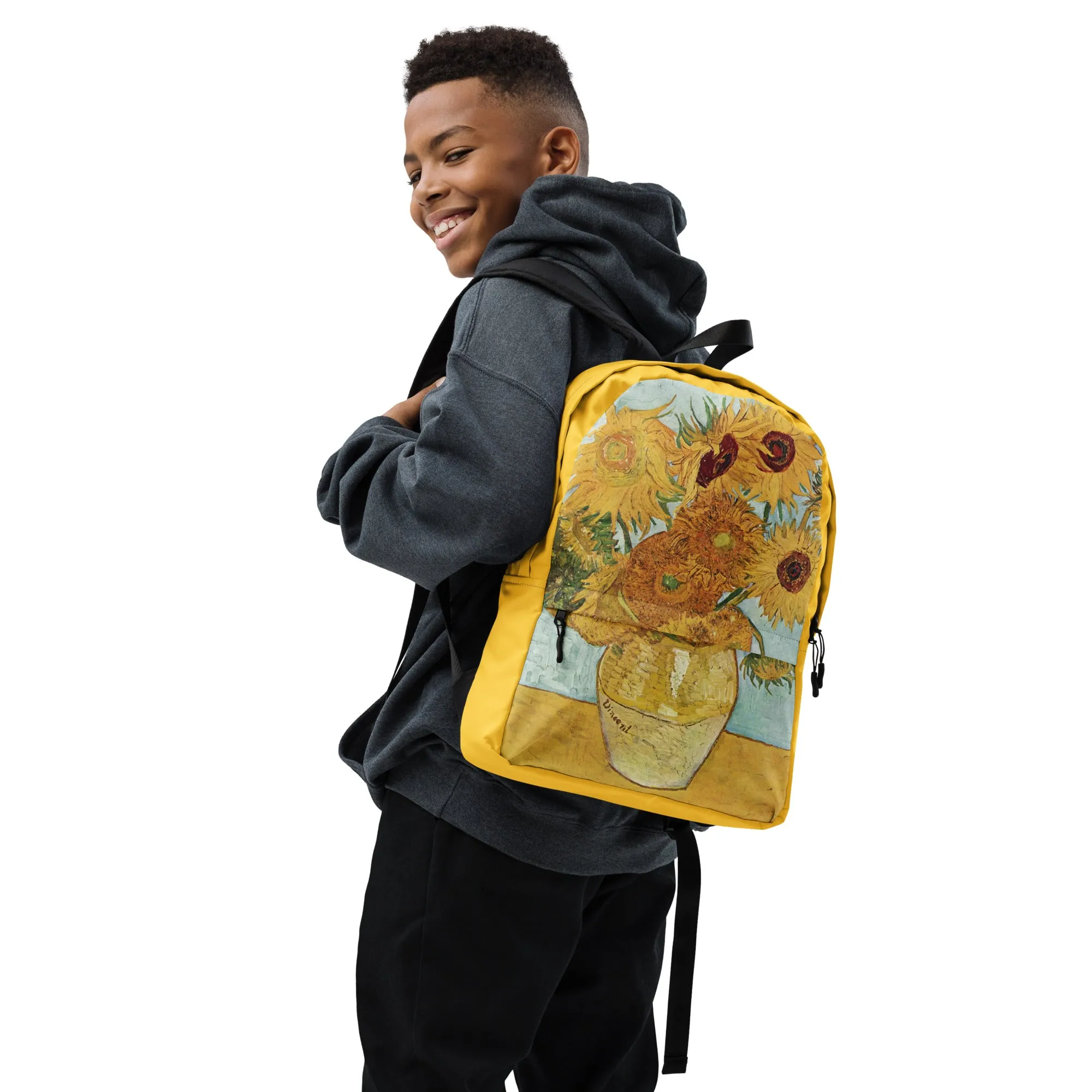 Van Gogh Inspired Sunflowers Backpack