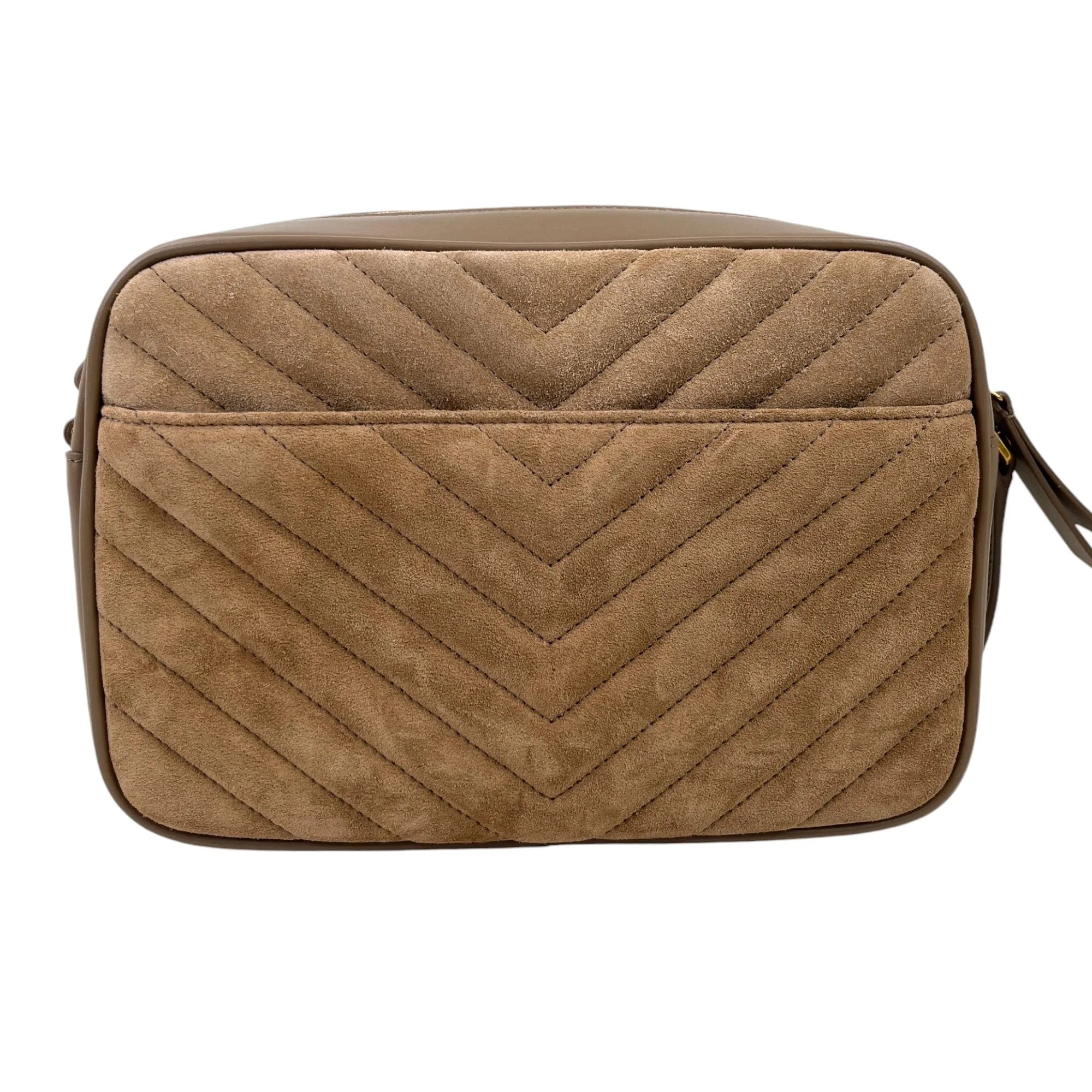 Women's Lou Suede Camera Bag Beige